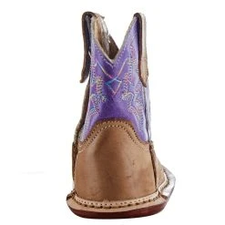 Roper NRS Exclusive Infant Footwear Tan Vamp Purple Shaft Boot -Ariat Sales Store 09 016 0199 0002 3