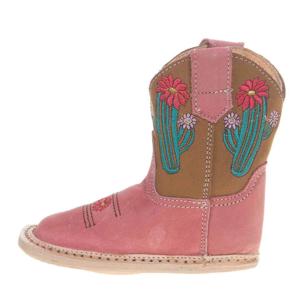 Roper Footwear Infant Cowbaby Cactus Pink Boot 4 Roper Footwear Infant Cowbaby Cactus Pink Boot - Image 4