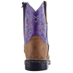 Roper NRS Exclusive Toddler Footwear Tan Vamp Purple Shaft Cowgirl Boot 7 Roper NRS Exclusive Toddler Footwear Tan Vamp Purple Shaft Cowgirl Boot -Ariat Sales Store 09 017 0199 0002 3