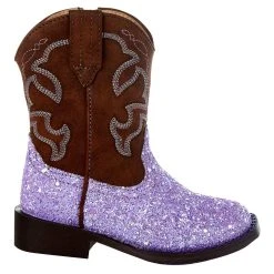 Roper NRS Exclusive Toddler Footwear Purple Glitter Cowgirl Boot -Ariat Sales Store 09 017 1225 2962 3