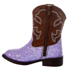 Roper NRS Exclusive Toddler Footwear Purple Glitter Cowgirl Boot -Ariat Sales Store 09 017 1225 2962 5