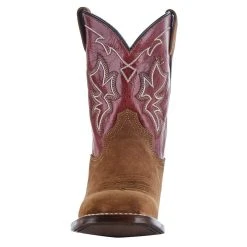 Roper Exclusive Kids Suede Vamp Red Shaft Cowboy Boot -Ariat Sales Store 09 018 0199 0001 5