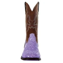 Roper NRS Exclusive Kids Footwear Purple Glitter Cowgirl Boot -Ariat Sales Store 09 018 1225 2962 2