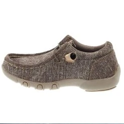 Roper Kids Chillin Brown Canvas Casual Shoe -Ariat Sales Store 09 018 1791 2865 03
