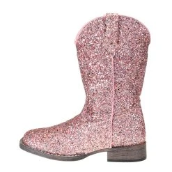 Roper Footwear Girls Roper Glitter Galore Pink Boot -Ariat Sales Store 09 018 1903 2814 2 f3ddc69f d21b 4ecd 9201 54a46ebf2afd