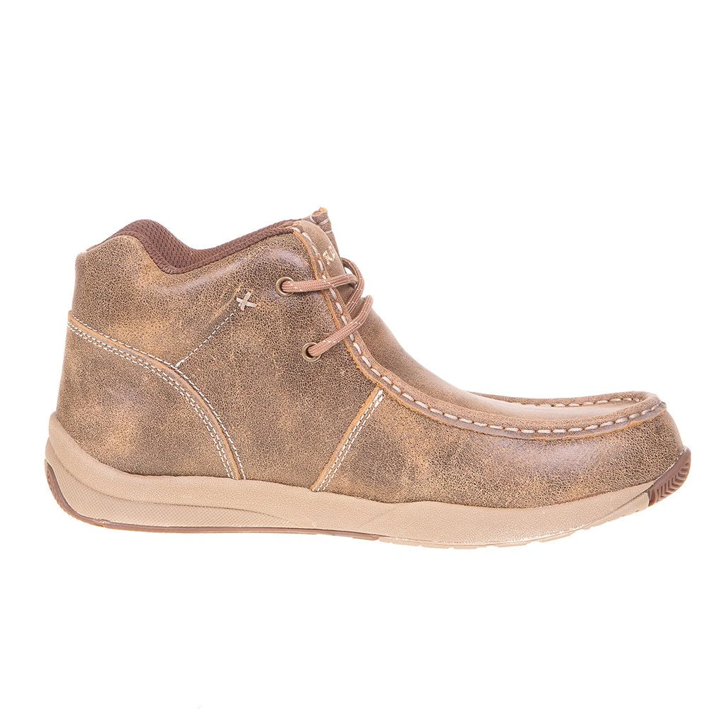 Roper Footwear Men's Tan Vintage Antiqued Chukka Shoes 3 Roper Footwear Men's Tan Vintage Antiqued Chukka Shoes - Image 3