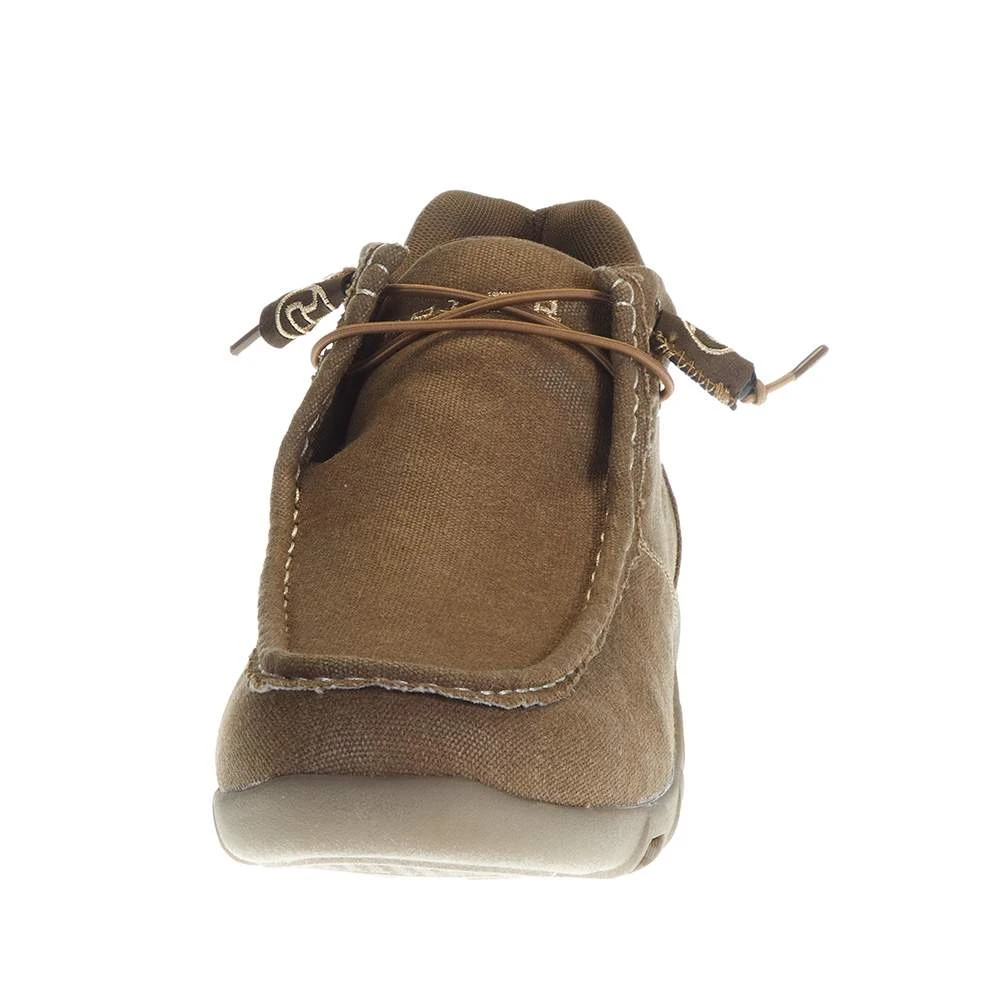 Roper Men's Roper Johnnie Tan Canvas Slip On Shoe 2 Roper Men's Roper Johnnie Tan Canvas Slip On Shoe - Image 2