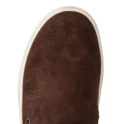 Roper Footwear Ladies Roper Brown Suede Slip Ons -Ariat Sales Store 09 021 3011 2236 5