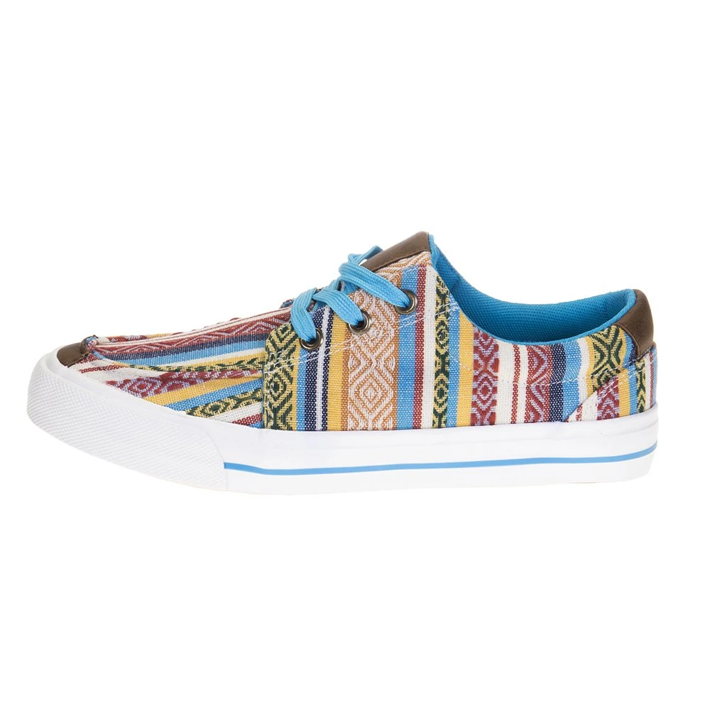 Roper Women's Roper Angel Fire Blue Aztec Tennis Shoe 3 Roper Women's Roper Angel Fire Blue Aztec Tennis Shoe - Image 3