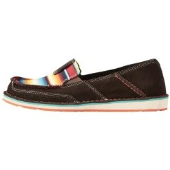 Women's Ariat Cruiser Chocolate Serape Suede Shoes -Ariat Sales Store 10021153 1