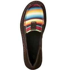 Women's Ariat Cruiser Chocolate Serape Suede Shoes -Ariat Sales Store 10021153 3