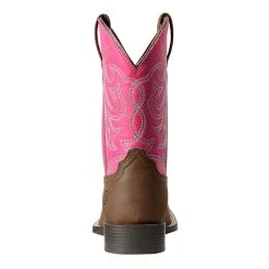 Ariat Kids Jr Champ Brown And Pink Boot 8 Ariat Kids Jr Champ Brown And Pink Boot -Ariat Sales Store 10029604 2