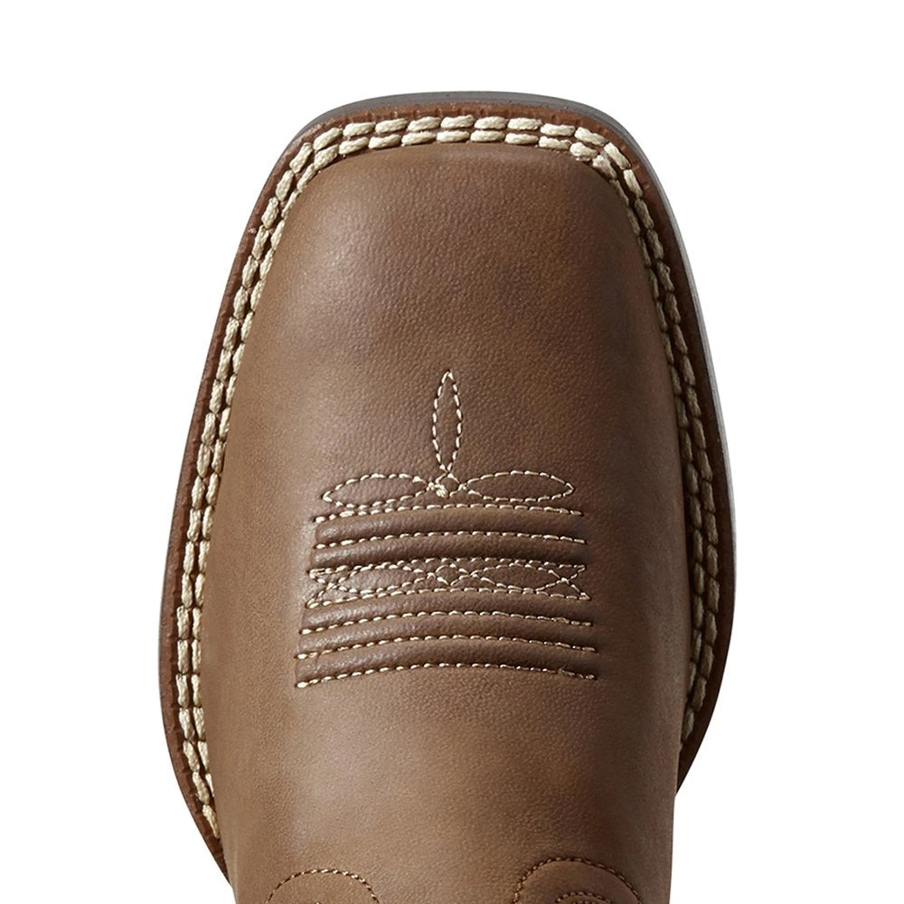 Ariat Kids Jr Champ Brown And Pink Boot 4 Ariat Kids Jr Champ Brown And Pink Boot - Image 4