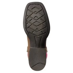Ariat Kids Jr Champ Brown And Pink Boot 10 Ariat Kids Jr Champ Brown And Pink Boot -Ariat Sales Store 10029604 4