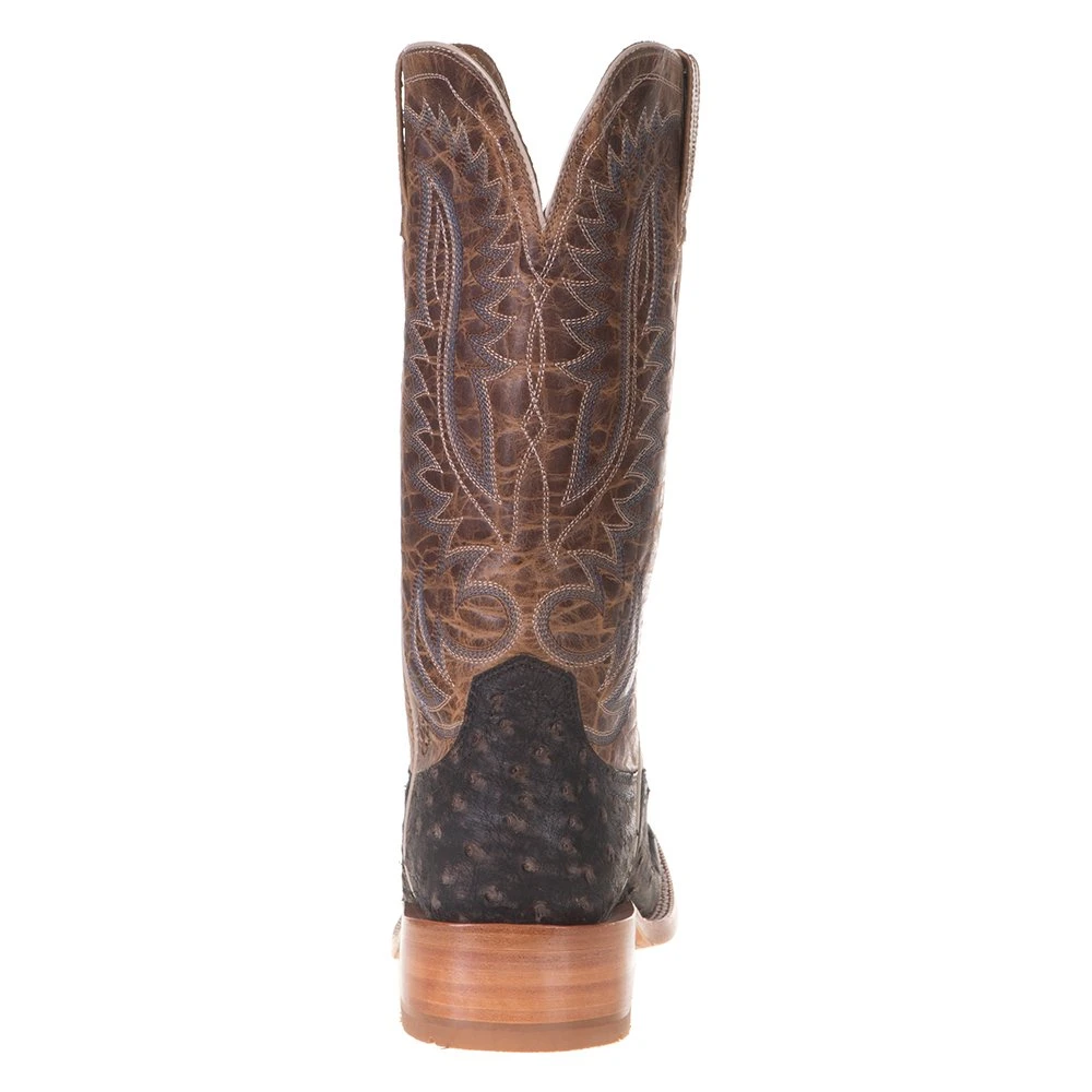 Men's Ariat Showman Mocha Full Quill Ostrich 13in. Dusted Wheat Cowboy Boot 4 Men's Ariat Showman Mocha Full Quill Ostrich 13in. Dusted Wheat Cowboy Boot - Image 4
