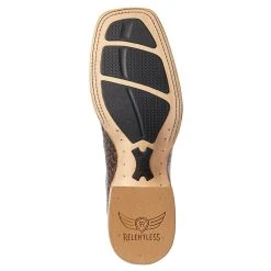 Relentless By Ariat Men's Relentless Winner's Circle Chocolate Caiman Belly 13in. Tough Maple Top -Ariat Sales Store 10031459 4
