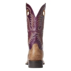 Ariat Men's Ariat Sport Valley Brown 13in. Perfect Purple Top Cowboy Boot 7 Ariat Men's Ariat Sport Valley Brown 13in. Perfect Purple Top Cowboy Boot -Ariat Sales Store 10033912 2