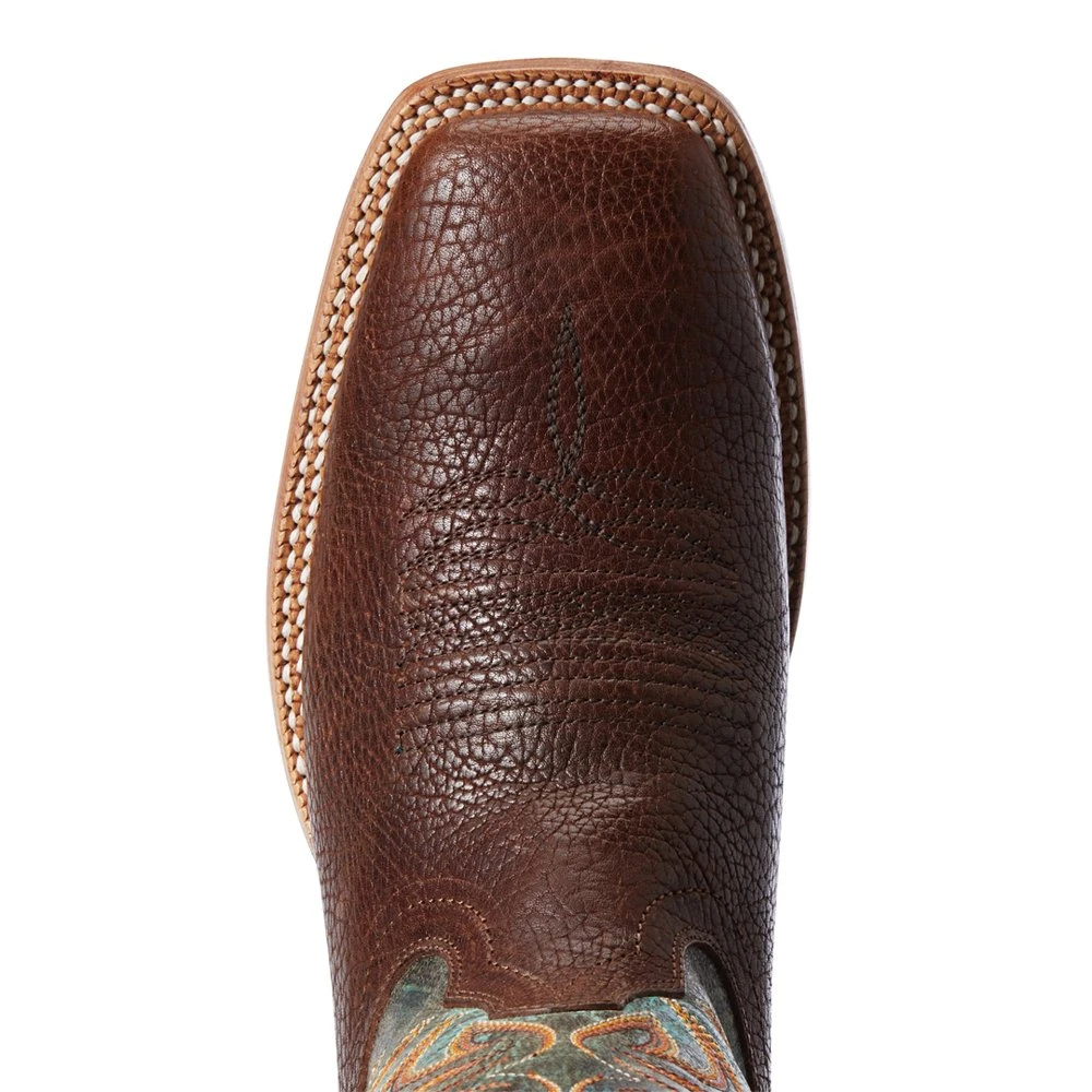 Ariat Men's Storm Bottle Brown 12in. Cool Blue Top Cowboy Boot 4 Ariat Men's Storm Bottle Brown 12in. Cool Blue Top Cowboy Boot - Image 4