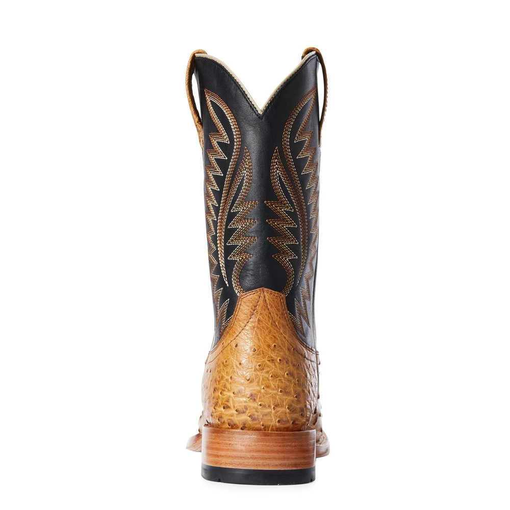 Ariat Mens Tan Full Quill Ostrich 11in Negro Top Cowboy Boot 10034082 3 Ariat Mens Tan Full Quill Ostrich 11in Negro Top Cowboy Boot 10034082 - Image 3