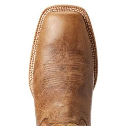 Ariat Men's Toledo Natural Crunch 13in. Montana Brown Top Square Toe Cowboy Boot 9 Ariat Men's Toledo Natural Crunch 13in. Montana Brown Top Square Toe Cowboy Boot -Ariat Sales Store 10034089 3