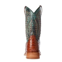 Ariat Men's Ariat Brandy Full Quill Ostrich 11in. Roaring Turquoise Top Cowboy Boot -Ariat Sales Store 10034113 2