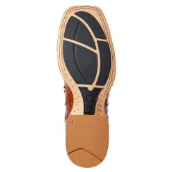 Ariat Men's Ariat Brandy Full Quill Ostrich 11in. Roaring Turquoise Top Cowboy Boot -Ariat Sales Store 10034113 4