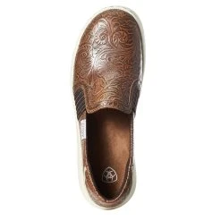 Ariat Womens Brown Floral Embossed Ryder Casual -Ariat Sales Store 10035765 vendor 3