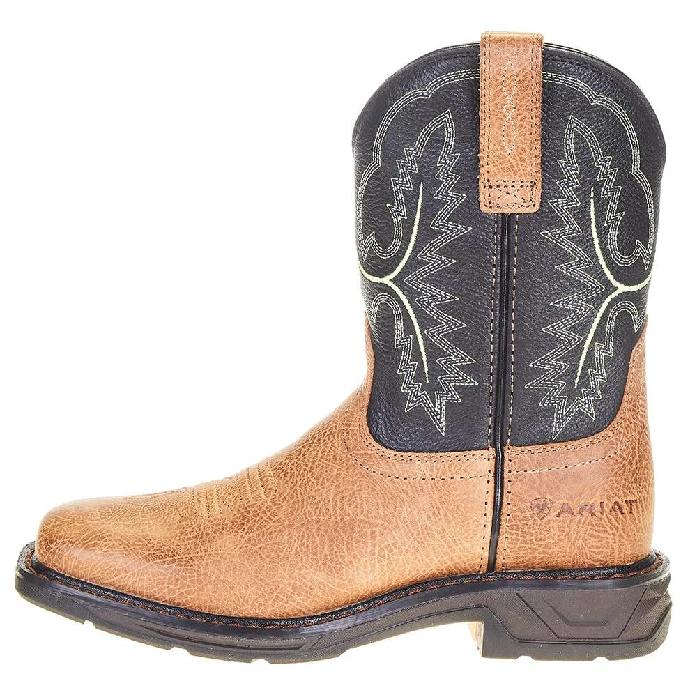 Ariat Youth Bark And Black Forest Workhog XT Cowboy Boot 3 Ariat Youth Bark And Black Forest Workhog XT Cowboy Boot - Image 3