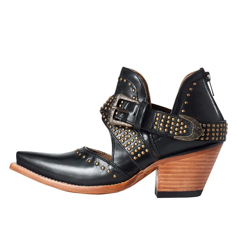 Ariat Women`s Brooklyn Black Dixon Bootie 2 Ariat Women`s Brooklyn Black Dixon Bootie - Image 2