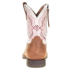 Ariat Childrens Tan And Pearlized Double Kicker Adobe Cowboy Boot -Ariat Sales Store 10036850 3