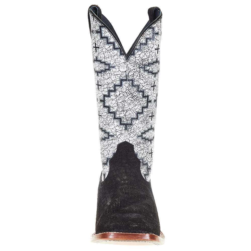 Ariat Men's Ariat Pendleton Circuit Black Hippo Print 13in. Kiva Step Square Toe Boot 2 Ariat Men's Ariat Pendleton Circuit Black Hippo Print 13in. Kiva Step Square Toe Boot - Image 2