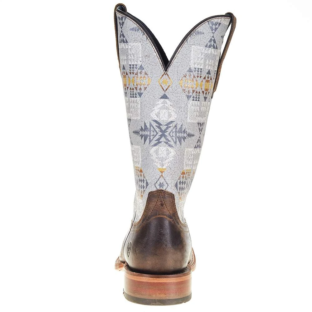 Ariat Men's Ariat Pendleton Circuit Noon Brown 13in. Arrowhead Top Square Toe Boot 4 Ariat Men's Ariat Pendleton Circuit Noon Brown 13in. Arrowhead Top Square Toe Boot - Image 4