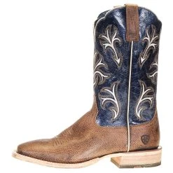 Ariat Men's Cowboss King Brown 11in. Grotto Blue Square Toe Boot 7 Ariat Men's Cowboss King Brown 11in. Grotto Blue Square Toe Boot -Ariat Sales Store 10038264 2