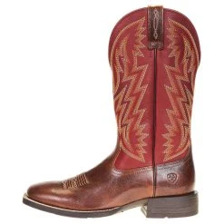 Ariat Men's Dynamic Crest Brown 13in. Macaw Red Red Top Boot 8 Ariat Men's Dynamic Crest Brown 13in. Macaw Red Red Top Boot -Ariat Sales Store 10038341 2