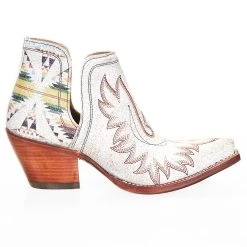 Women's Ariat Pendleton Crackled White Dixon Boot -Ariat Sales Store 10038404 4