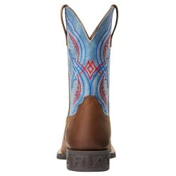 Ariat Children's/Youth Brown Double Kicker Square Toe Western Boot -Ariat Sales Store 10040247 2