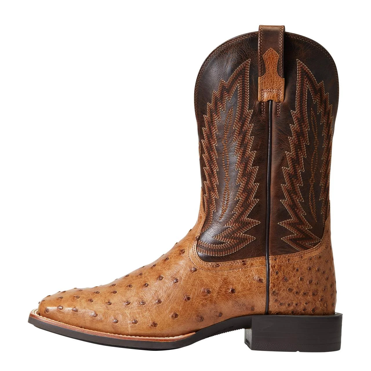 Ariat Men`s Quantum Primo Ranger FQ Ostrich 11` Beam Brown Top Square Toe Boots 2 Ariat Men`s Quantum Primo Ranger FQ Ostrich 11` Beam Brown Top Square Toe Boots - Image 2