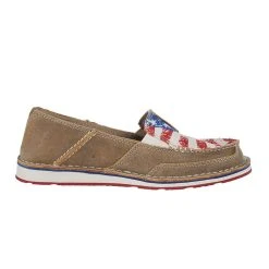 Ariat Womens Crusier Brown Bomber Distressed Flag -Ariat Sales Store 10040359 5