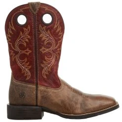 Ariat Mens Sport Rodeo Crazy Crunch Tan 11in Orange Top -Ariat Sales Store 10042402 05