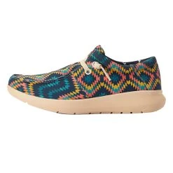 Ariat Mens Hilo Stretch Blue Aztec Casual Shoe -Ariat Sales Store 10042502 03