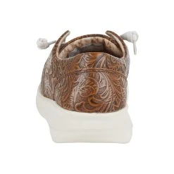 Ariat Women's Brown Floral Emboss Hilo Casual Shoe -Ariat Sales Store 10042508 4