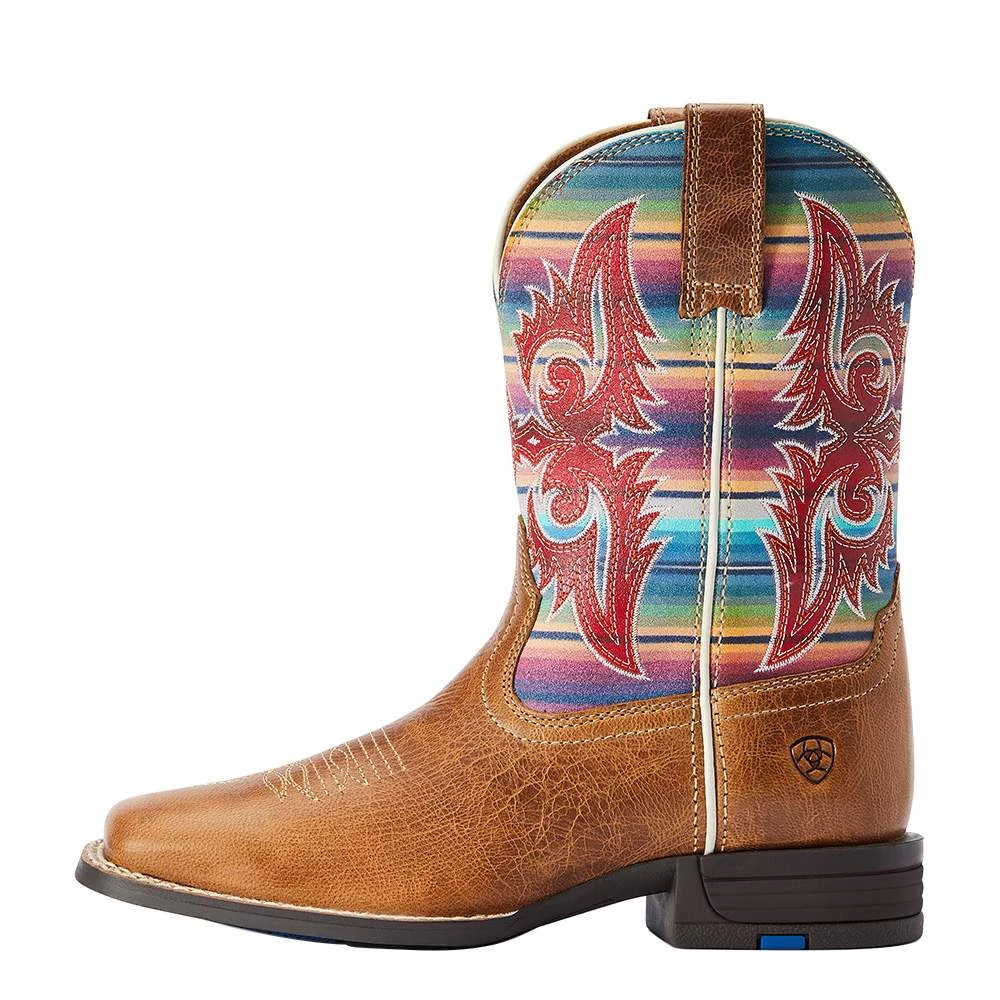Ariat Youth Tan Lonestar Ridge Serape Cowgirl Boot 2 Ariat Youth Tan Lonestar Ridge Serape Cowgirl Boot - Image 2