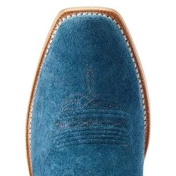 Ariat Men's Futurity Showman Navy Roughout Brown Top Cowboy Boot -Ariat Sales Store 10044550 05