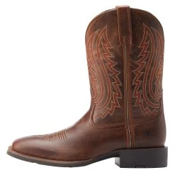 Ariat Men's Sport Big Country Almond Buff Square Toe Boot -Ariat Sales Store 10044561 031