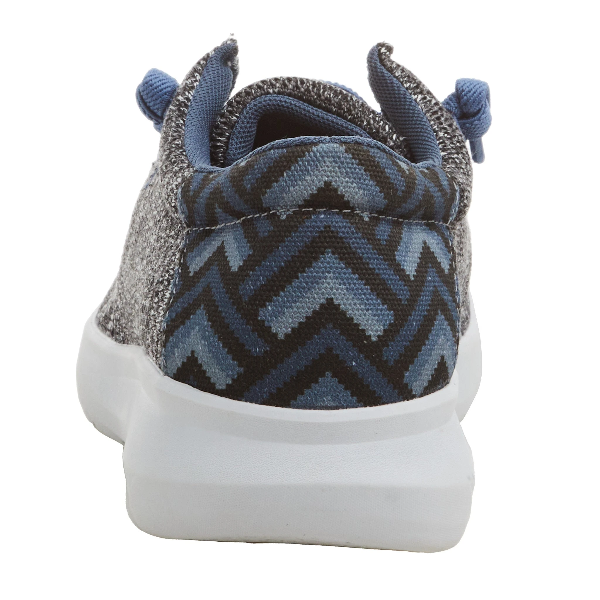 Ariat Men's Hilo Stretch Lace Heather Grey And Blue Aztec Print Casual Shoe 3 Ariat Men's Hilo Stretch Lace Heather Grey And Blue Aztec Print Casual Shoe - Image 3