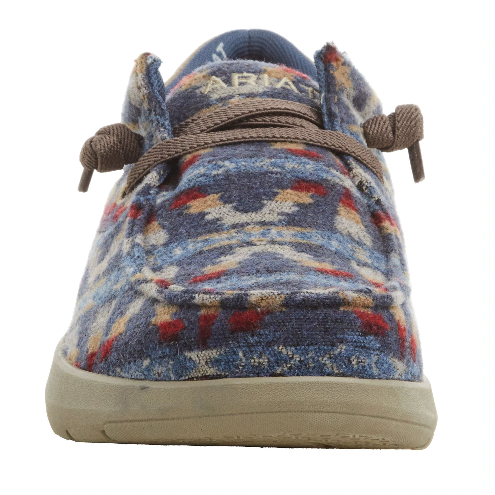 Ariat Men's Hilo Stretch Lace Blue Aztec Wooly Tan Casual Shoe 3 Ariat Men's Hilo Stretch Lace Blue Aztec Wooly Tan Casual Shoe - Image 3