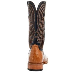 Ariat Men's Antique Tan Smooth Quill Ostrich 13in Midnight Black Top Cowboy Boot -Ariat Sales Store 10046954 03