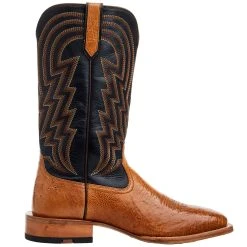 Ariat Men's Antique Tan Smooth Quill Ostrich 13in Midnight Black Top Cowboy Boot -Ariat Sales Store 10046954 04