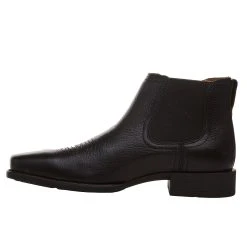 Ariat Men's Booker Ultra Square Toe 6in Black Deertan Top Pull On -Ariat Sales Store 10046984 03