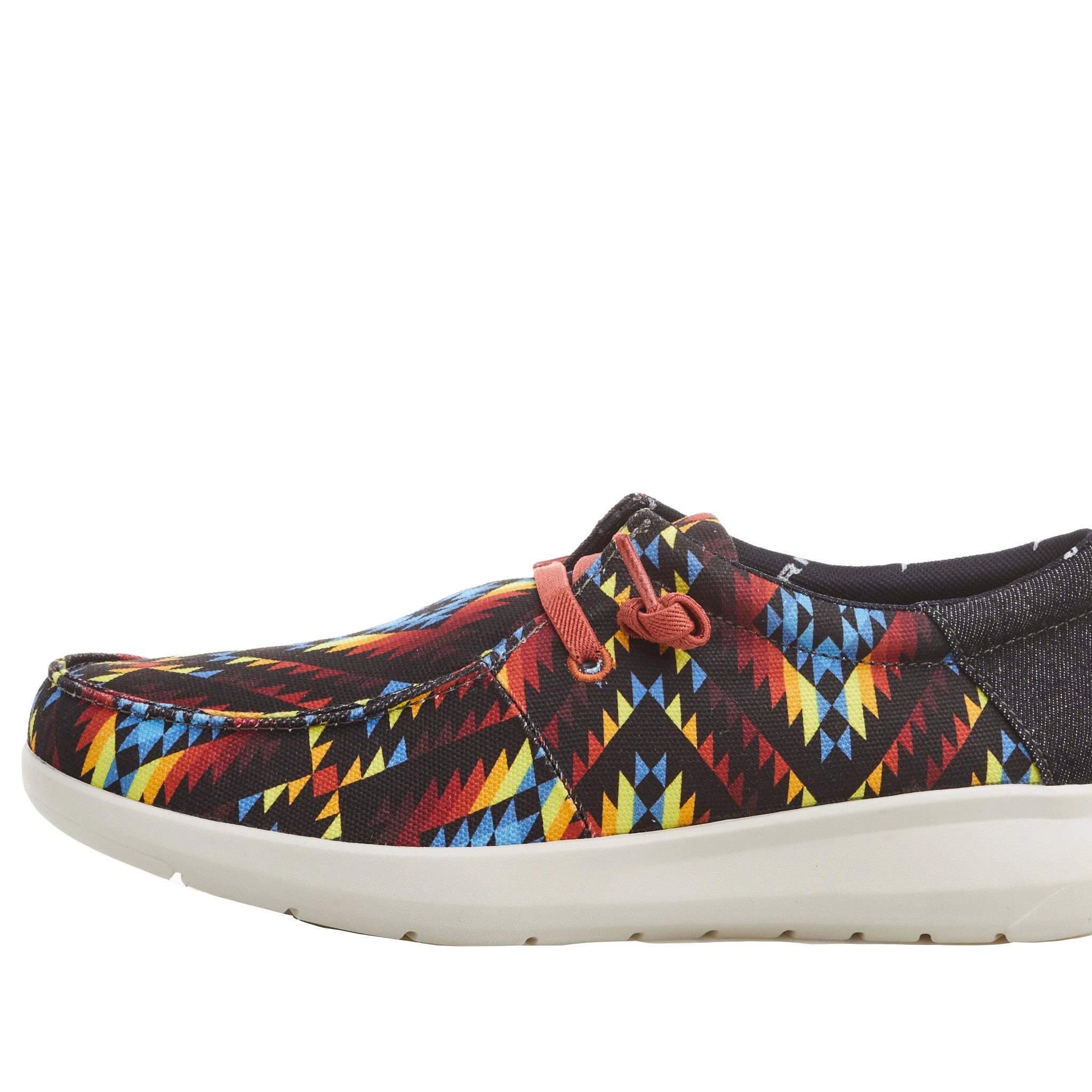 Ariat Men's Hilo Stretch Lace Fiery Aztec Print Dark Denim Casual Shoe 2 Ariat Men's Hilo Stretch Lace Fiery Aztec Print Dark Denim Casual Shoe - Image 2